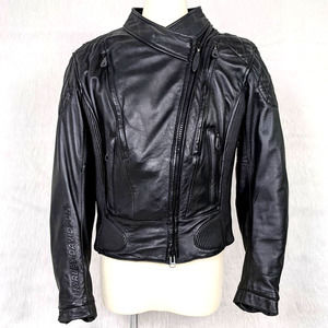 Harley-Davidson FXRG Water Resistant Genuine Leather Premium Riding Jacket Small